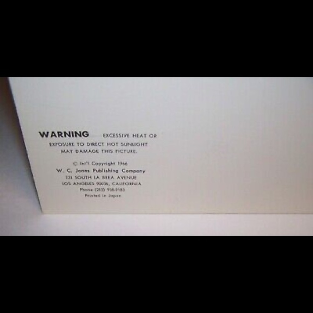 Lenticular picture dated 1966 moon landing - Picture 2 of 2